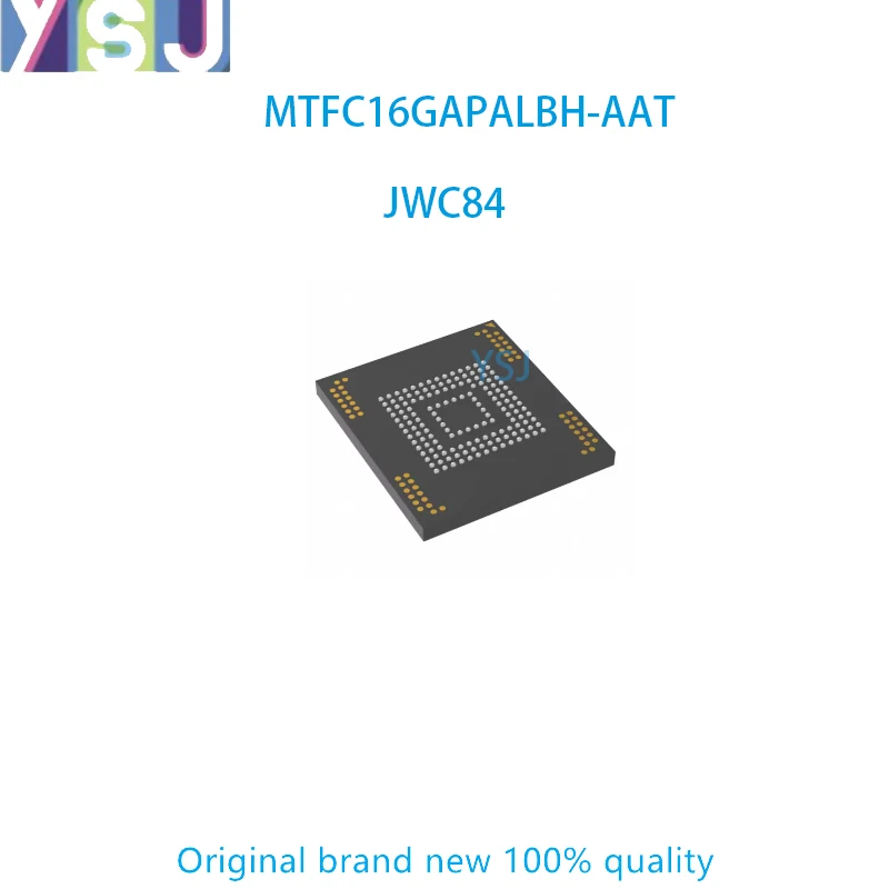 MTFC16GAPALBH-AAT JWC84 IC FLASH 153-BGA