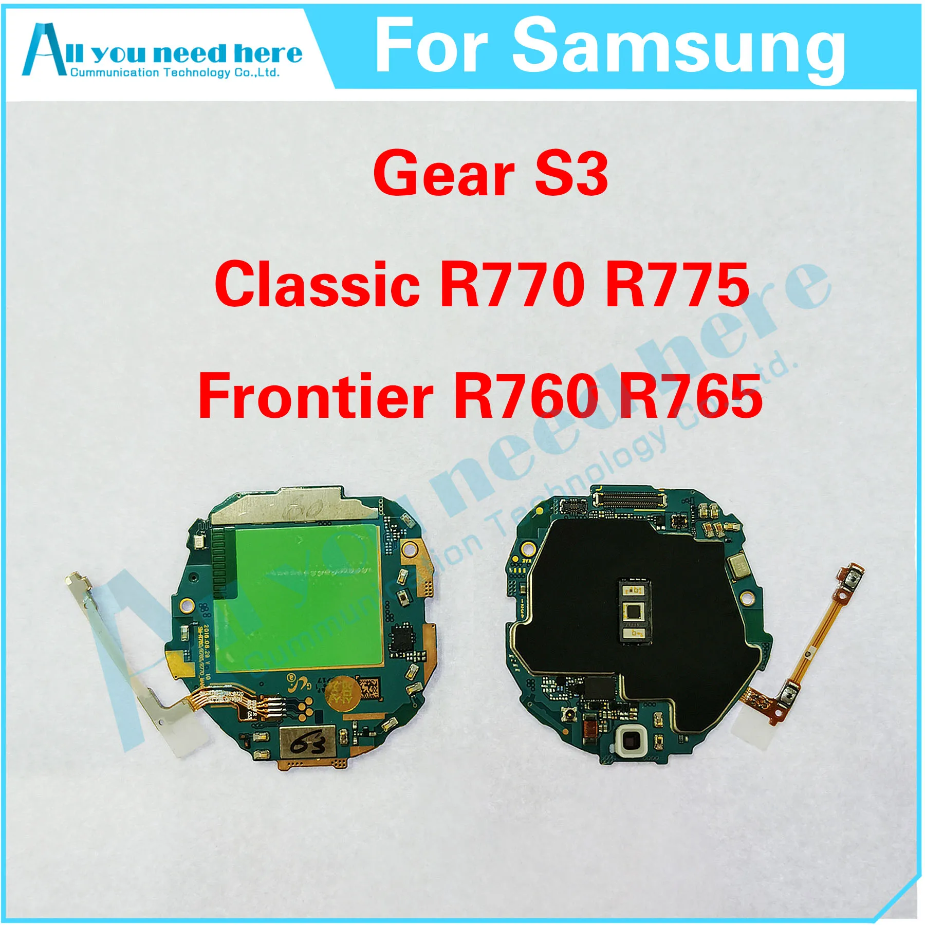 Для Samsung Gear S3 Classic R770 R775/Frontier R760 R765 Материнская Плата Ремонт Основной Платы Замена Запасных Частей