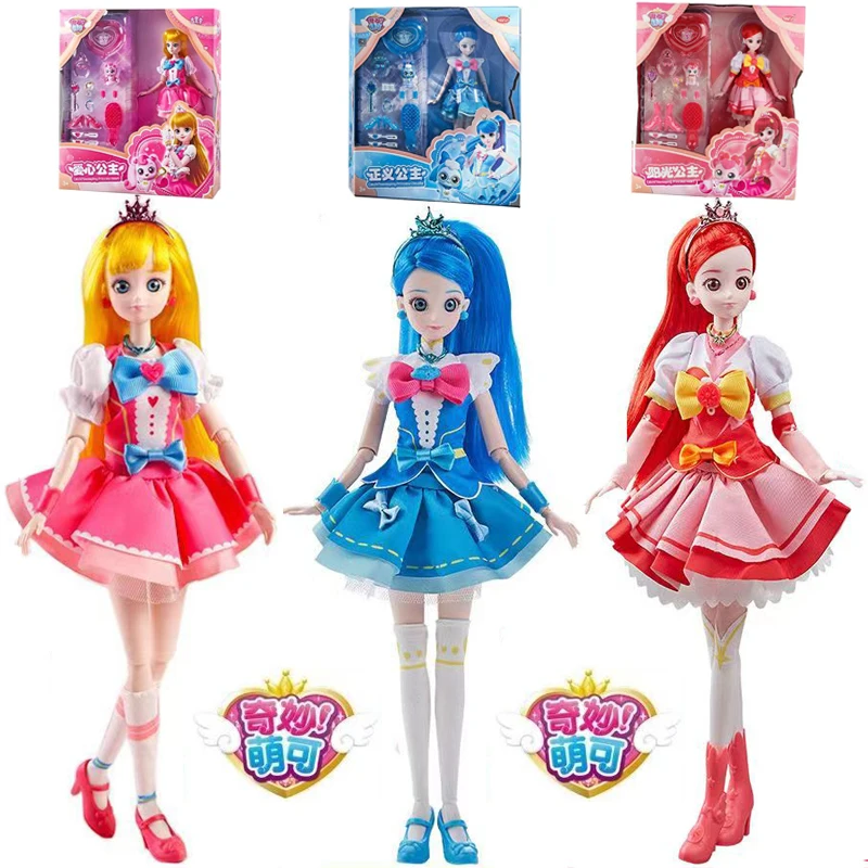 Аниме Catch Teenieping Toys 캐치티니핑 Кукла-принцесса в виде сердца, костюм для переодевания девочек, подвижные суставы, детские креативные подарки на день рождения
