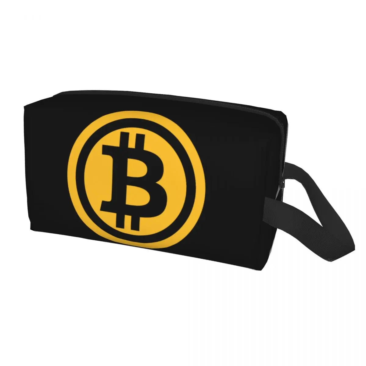 Косметичка с логотипом Bitcoin Satoshi Crypto Женская Модная Косметичка с Криптовалютой Большой емкости, Косметички для хранения косметики, Сумки для туалетных принадлежностей