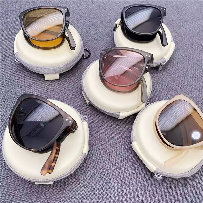 Солнцезащитные очки для вождения, защитные очки с антибликовым покрытием, защита от бликов, складные аксессуары для интерьера автомобиля