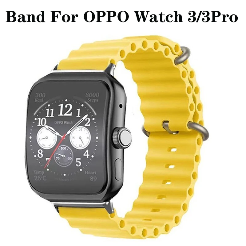 Ремешок для OPPO Watch 3 /3Pro Силиконовый Ремешок Браслет Браслет для oppo Watch 2 42/46 мм Ремень 41/46 мм Аксессуары Correa