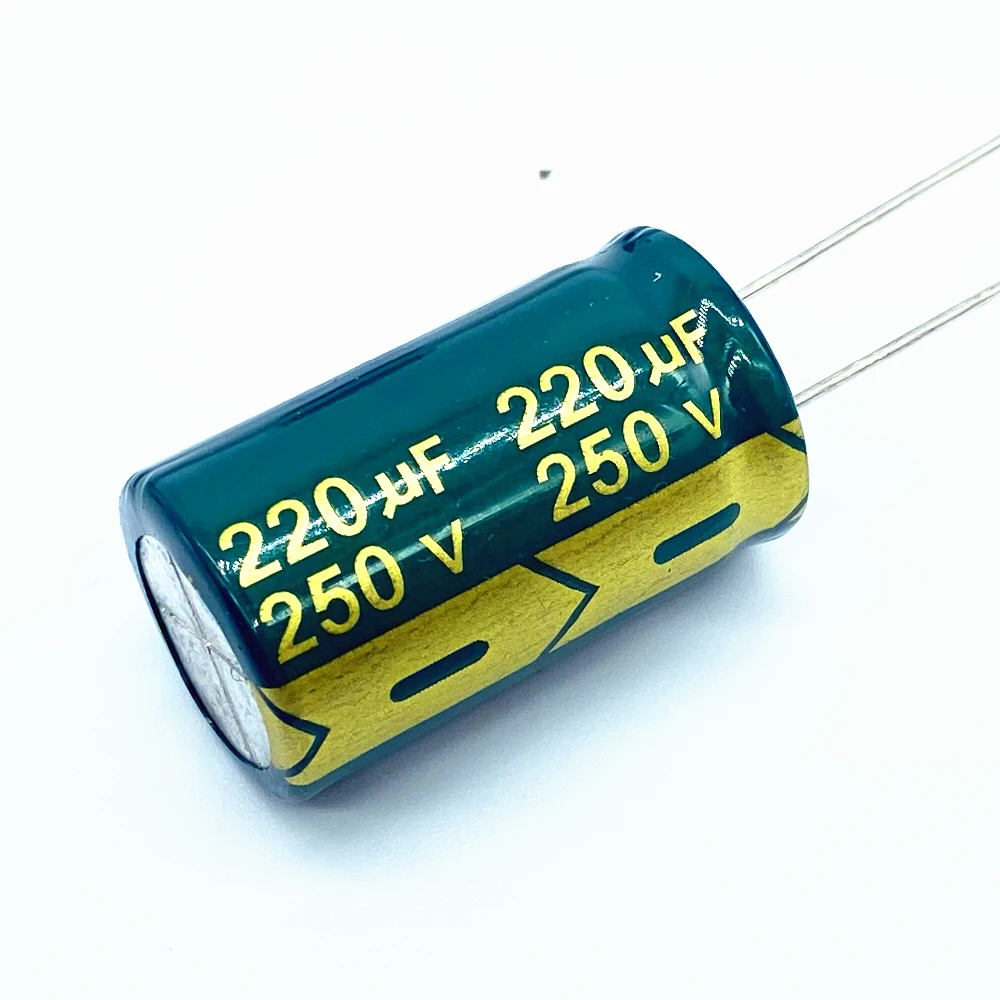 2 шт./лот высокочастотный низкоомный алюминиевый электролитический конденсатор 250 В 220 МКФ размером 18*30 мм 220 МКФ 20%