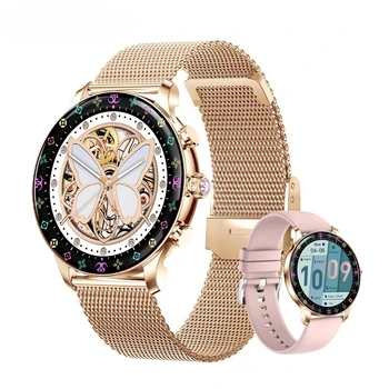 1.39 Смарт-часы с Bluetooth-вызовом, женские часы с пользовательским циферблатом, спортивные фитнес-часы-браслет, женские умные часы для Android IOS Y55