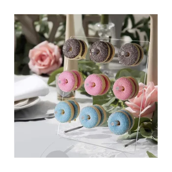 1 упаковка подставки для пончиков Настенная подставка для пончиков на десертный стол Свадьба День рождения