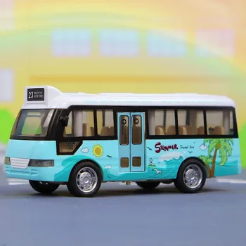 1 шт. Имитация инерционного звукового и светового автобуса Инерционная модель кампусного автобуса с подсветкой и музыкой Детские игрушки Подарок на день рождения