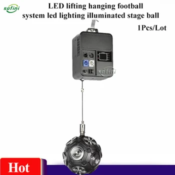1 шт./лот новые футбольные движущиеся головки led rgbw 12x20 Вт rgbw 4в1 промывочный луч LED Moving Head Magic Rotating lifting Ball light