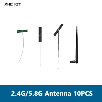 10 шт./лот 2,4 G/5,8 G XHCIOT Wifi Антенна PCB Антенна Серии SMA-J Небольшого размера 5dBi Резиновая Антенна Для Беспроводного модуля Для Ruter