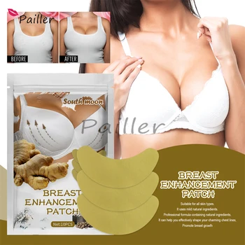 10шт Имбирный Пластырь для груди Enhancer Senos Lifter Для увеличения женской груди, Подтягивающие Подушечки для груди, Естественная Подтяжка Быстрорастущего Бюста