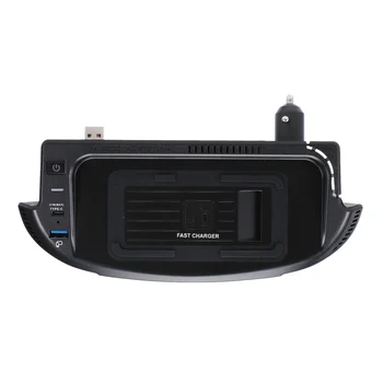 15 Вт Автомобильное Беспроводное Зарядное Устройство QI Phone Charger Быстрое Зарядное Устройство Зарядная Пластина Pad для Ford Mustang 2015-2020