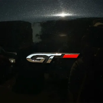 1X Наклейка для стайлинга Автомобилей ABS GT Значок Эмблема Наклейка На Багажник Задние Наклейки Наклейка Для Peugeot 5008 4008 3008GT 2008 508 408 308