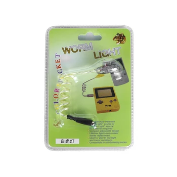 1ШТ Червячный Экран Со Светодиодной Подсветкой Ночник с Упаковкой для GBA Gameboy Advance/для Консоли Game Boy Color GBC GBP