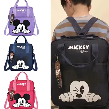 2023 Disney Kids Школьный рюкзак Mickey, подростковая многофункциональная сумка большой емкости, дорожная сумка, Студенческий пакет для репетиторства