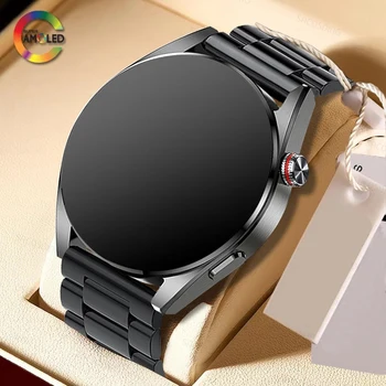 2023 Новые умные часы мужские Android GT3 IP68 Водонепроницаемые NFC умные часы Беспроводная зарядка Bluetooth вызов Мужские женские часы для Samsung
