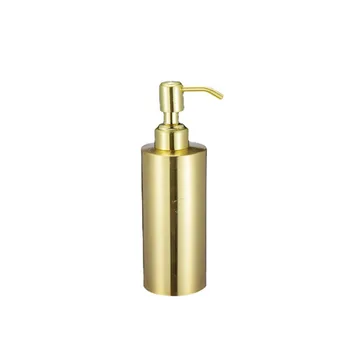 304 Дозатора жидкого мыла для рук из нержавеющей стали с золотом для ванной комнаты, дозаторы шампуня для душа