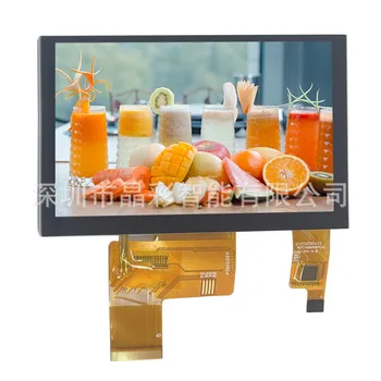 5-дюймовый ЖК-дисплей RGB с 40-контактным разрешением и емкостным сенсорным экраном 800x480