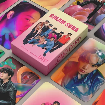 55 шт./компл. Kpop E Group EXIST Новый альбом Lomo Cards КРЕМ-СОДОВЫЕ Фотокарточки Фотокарточки