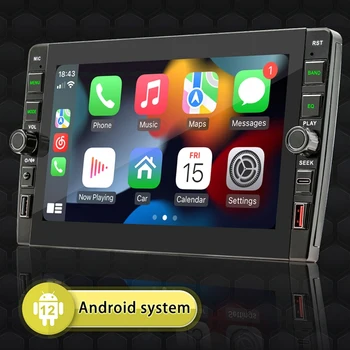 8-дюймовый автомобильный сенсорный экран, беспроводной Carplay Android Auto, портативное радио Bluetooth MP5 FM-приемник, хост