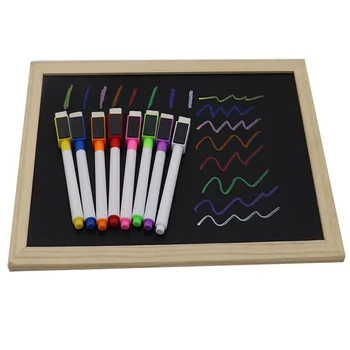 8 цветов, маркеры для белой доски, Стираемые цветные маркеры, жидкие меловые ручки для школьной офисной доски, классная доска