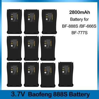 Baofeng 2800mAh 3,7V Li-on Аккумуляторные Батареи 888S Аксессуары для Радио H777 H-777 RT21/RT24/RT28/RT53 Аккумулятор для Портативной рации