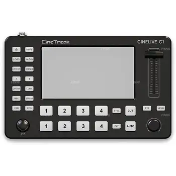 Cinetreak CINELIVE C1 5-дюймовый 4-канальный видеомикшер с полноэкранным разрешением HD, микшер видео в реальном времени, управление PTZ-камерой, запись потокового видео, Новинка