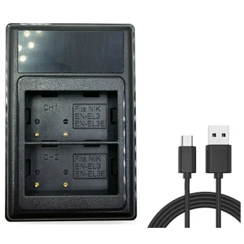 EN-EL3/EN-EL3E Зарядное Устройство USB ЖК-Зарядное Устройство для D70 D90 D80 D100 D200 D700 Замена Зарядного Устройства Для Цифровой Камеры