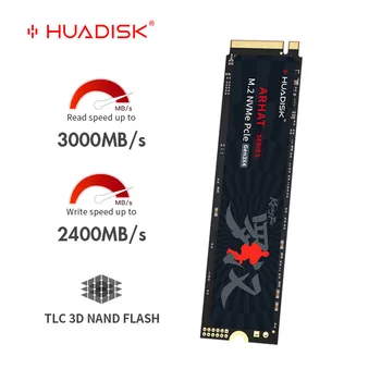 HUADISK NVMe SSD 512GB M.2 2280 PCIe3 1 ТБ 256 ГБ 128 ГБ Внутренние Жесткие диски NVMe PCIe Gen3.0x4 Ssd 2 ТБ для Ноутбуков Настольных ПК