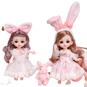 Hxl Кукла девочка игрушка кроссдрессинг Мини костюм принцессы Имитация большой подарочной коробки