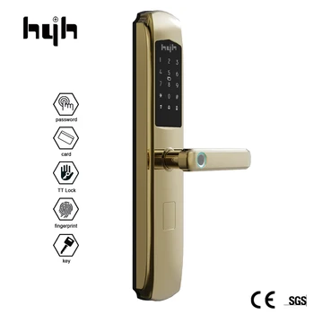 hyh Smart Lock Биометрическая карта-пароль для разблокировки дверного замка TTlock Контролирует доступ для обеспечения безопасности