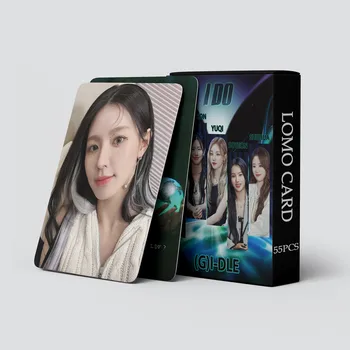 Kpop Idol 55 шт./компл. Альбом открыток Lomo Card GIDLE I DO, Новые открытки для фотопечати, Коллекция подарков для любителей картин