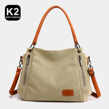 KVKY Оригинальный дизайн, женские сумки для отдыха, женские сумки для покупок, модные женские сумки для путешествий, холщовые сумки через плечо, унисекс,