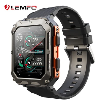 LEMFO C20Pro Смарт-часы Мужские Спортивные Smartwatch IP68 Водонепроницаемый Вызов Bluetooth 35 Дней в режиме ожидания 123 Спортивных режима 1,83-дюймовый HD-экран