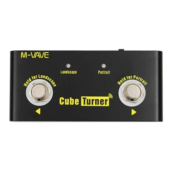 M-VAVE Беспроводная педаль переворачивания страниц, переворачивание страниц, Bluetooth, перезаряжаемый для планшета, смартфона, электронных музыкальных партитур.