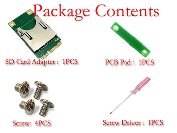 Mini PCI-E Express pcie pci express pci-express в SD, адаптер памяти SDHC MMC, Устройство для чтения карт памяти