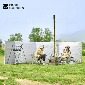 MOBI Садовая палатка для кемпинга Ветрозащитная ткань Оксфорд Для пикника, барбекю, сетка для разбивания экрана, Многофункциональный портативный навес от солнца 150D