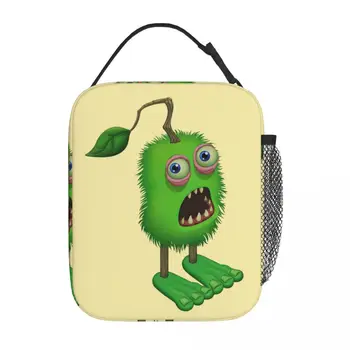 My Singing Monsters Изолированная сумка-тоут для ланча Контейнер для ланча Портативный термоохладитель Ланч-бокс Школьный