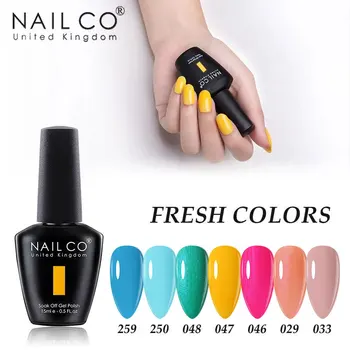 NAILCO Pure Macaron 85 Цветов УФ-Гель-Лак Для ногтей Гибридный Лак Полупостоянный Лак Lucky Gelpolish Nails Art Все Для Маникюра