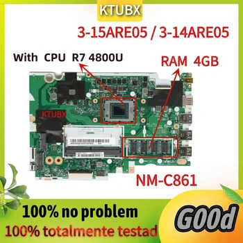 NM-C861.Для материнской платы ноутбука Lenovo IdeaPad 3-15ARE05/3-14ARE05/IdeaPad 3-17ARE05.С процессором AMD R7-4800U. 4G оперативной памяти. 100% тестовая работа