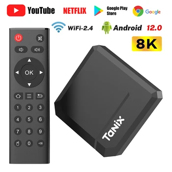 TANIX TX2 Smart TV Box Allwinner H618 Android 12,0 2,4 G Одночастотный WIFI телеприставка 2 ГБ + 16 ГБ телеприставка Медиаплеер