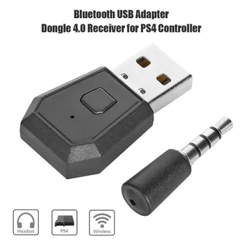 USB-адаптер 3,5 мм, Bluetooth-совместимый передатчик для геймпадов Sony PS4, игрового контроллера, гарнитуры, приемника USB-ключа, черный