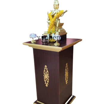 YY Наборы для защиты статуи Будды с четырех Сторон Амулет Алтарь Деревянная Святыня Будды Статуя Будды