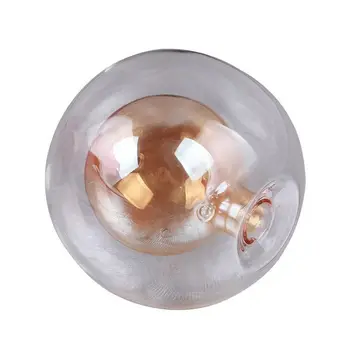 Абажур из прозрачного стеклянного шара для ламп G4, сменный абажур для подвесных светильников, аксессуары для освещения