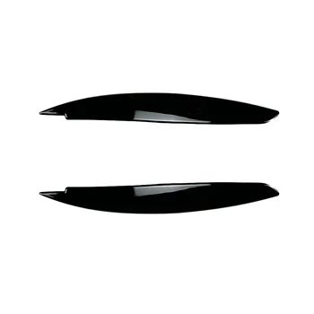 Автомобильная глянцевая черная фара, накладка для бровей, накладка для автомобильных век 1 серии E81 E82 E87 E88 2008-2013