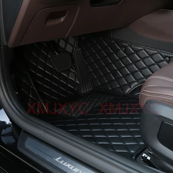 Автомобильные коврики на заказ для Audi Q7 6 Seat 2006-2015 года выпуска Автомобильные Аксессуары Детали интерьера из искусственной кожи