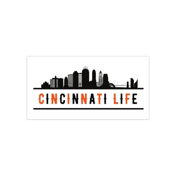 Автомобильные наклейки Cincinnati Life Набор струйных наклеек для ноутбука, Бампер, Внешние Аксессуары, Водонепроницаемые Виниловые наклейки