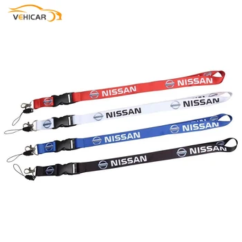 Автомобильные Шейные ремни VEHICAR, брелок-шнурок для ключей NISSAN, Веревки для подвешивания телефона, Идентификационные значки, карточка-пропуск в спортзал, USB-шнурок Fashion Auto