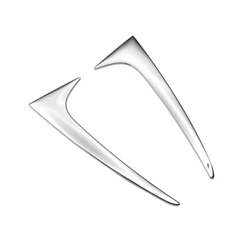 Автомобильный Хромированный задний задний спойлер, Боковое окно, Треугольная декоративная накладка для Toyota Corolla E210 2019-2020 Хэтчбек
