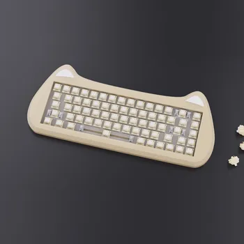 Акриловая штабелируемая клавиатура Cute Cat Case Kit 68 Чехол для механической клавиатуры