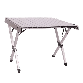 Алюминиевый раздвижной стол с откидной столешницей