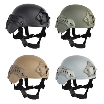 Армейский пейнтбольный шлем Со съемной подушкой для шеи, Уличный шлем для военных игр, Ударопрочная быстроразъемная пряжка, Защитное снаряжение